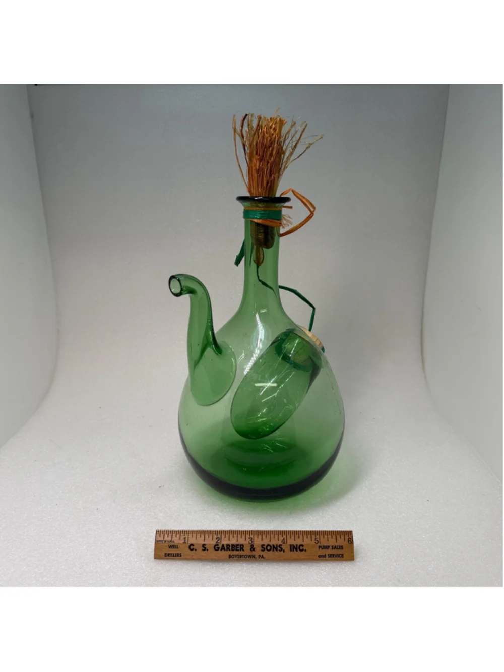 Vintage Mid Century Italian Hand Blown Decanter